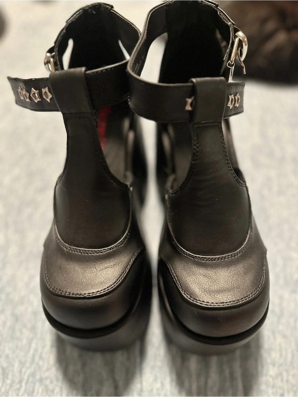 Demonia Camel 103 Vegan Leather